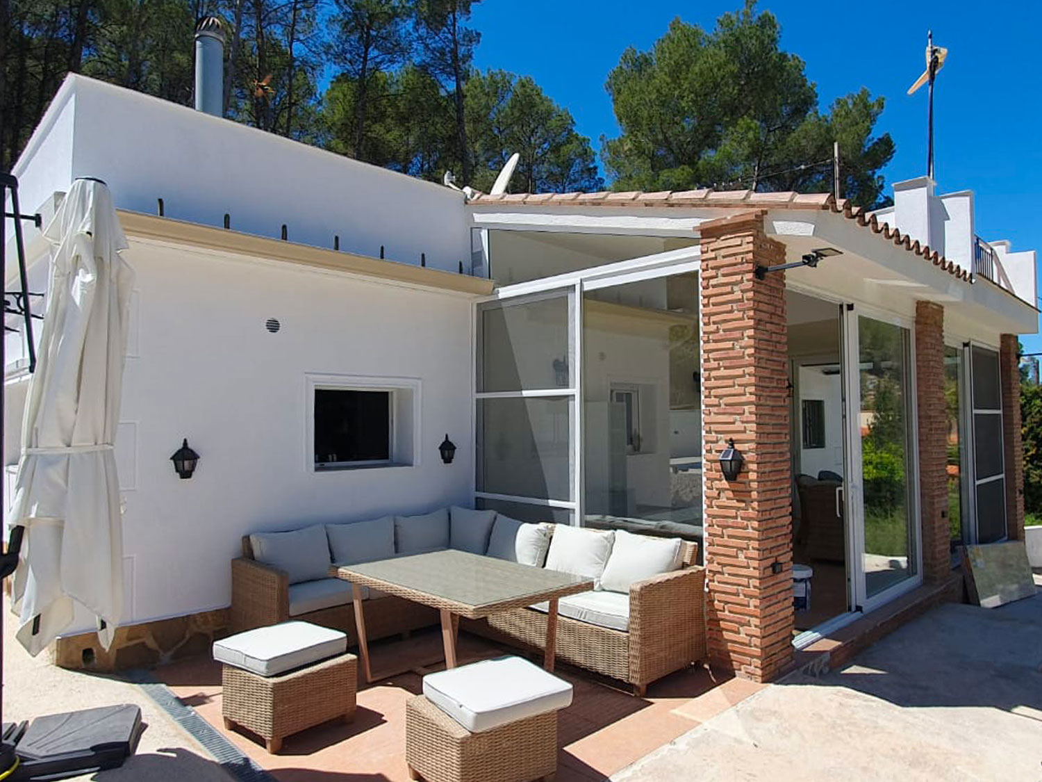 Gerenoveerde vrijstaande finca met zwembad te Enguera voor €249.000