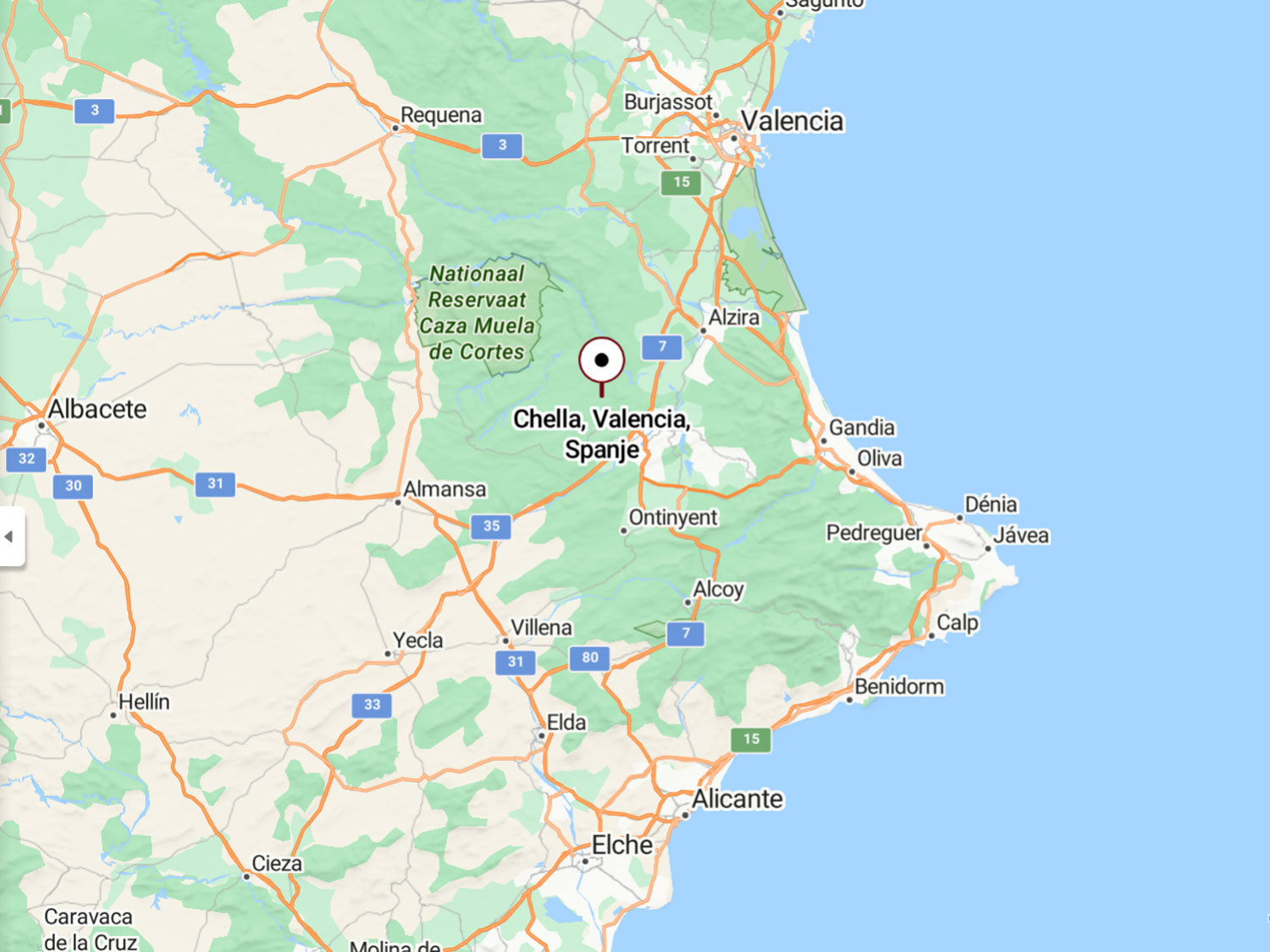 Vrijstaand huis in Chella - Xativa met 6 slaapkamers!